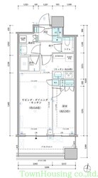 パークタワー勝どき サウス棟の物件間取画像